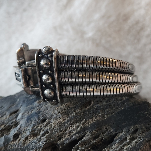 Rare Antique Christian Dior Centre Link John Galliano, Henkel & Grosse Bracelet - Picture 12 of 16